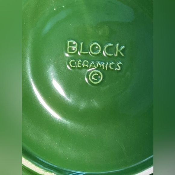 Vintage MCM Rare Portuguese Majolica Frog Platter and Lotus Flower Ceramic Bowl - Picture 2 of 16